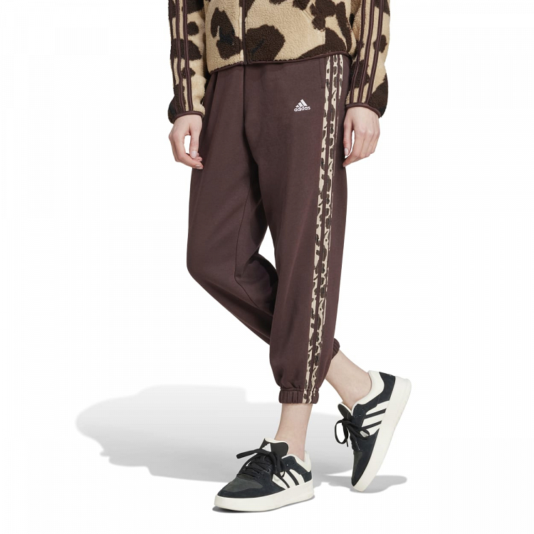ESSENTIALS 3 STRIPES ANIMAL PRINT 7/8 PANT