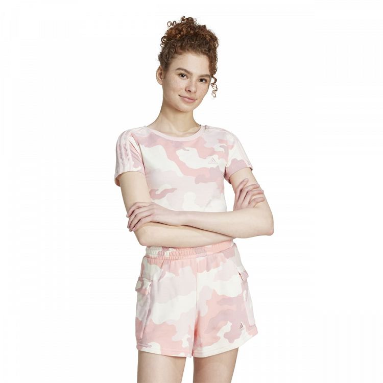 ESSENTIALS 3 STRIPES CAMO PRINT BABY T-SHIRT