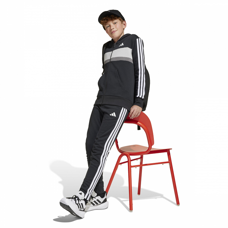 SEASONAL ESSENTIALS TIBERIO 3 STRIPES  FLEECE TRACKSUIT