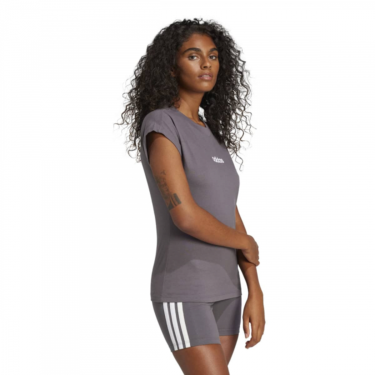ESSENTIALS LINEAR COTTON T-SHIRT