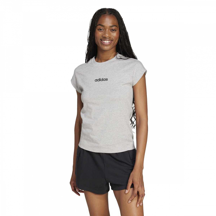 ESSENTIALS LINEAR COTTON T-SHIRT