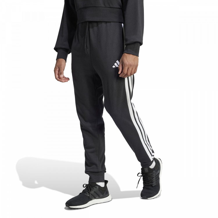 ESSENTIALS THREE STRIPES FRENCH TERRY PANTS