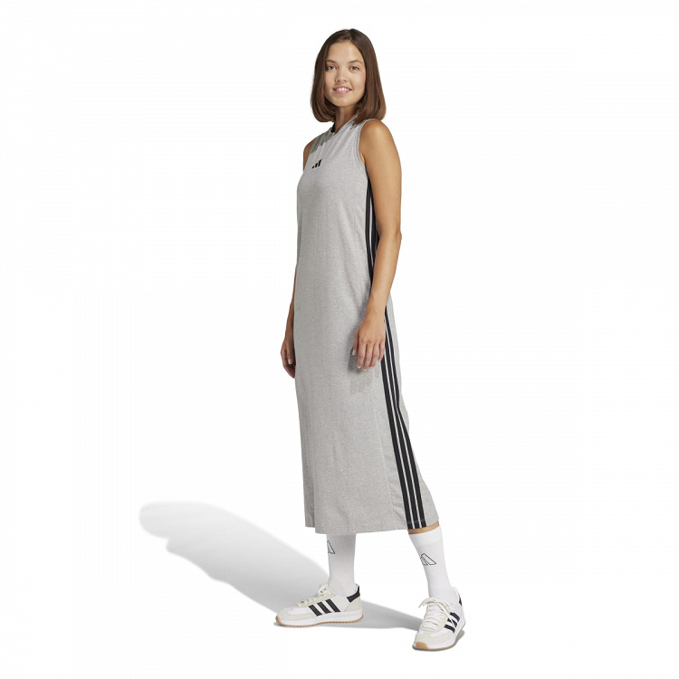 ESSENTIALS 3-STRIPES LONG RACERBACK DRESS
