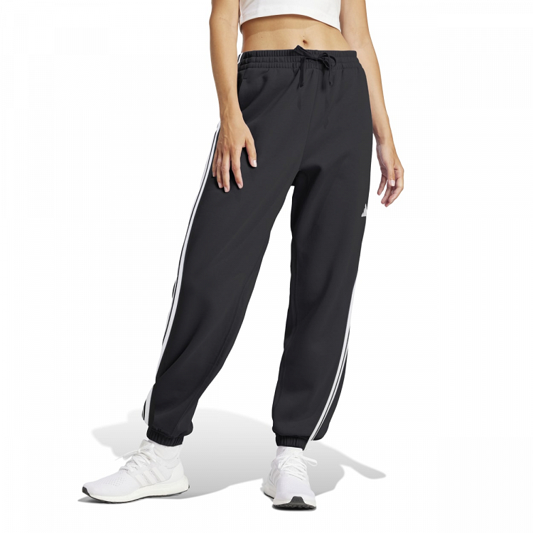 ESSENTIALS 3-STRIPES FRENCH TERRY CUFFED PANTS