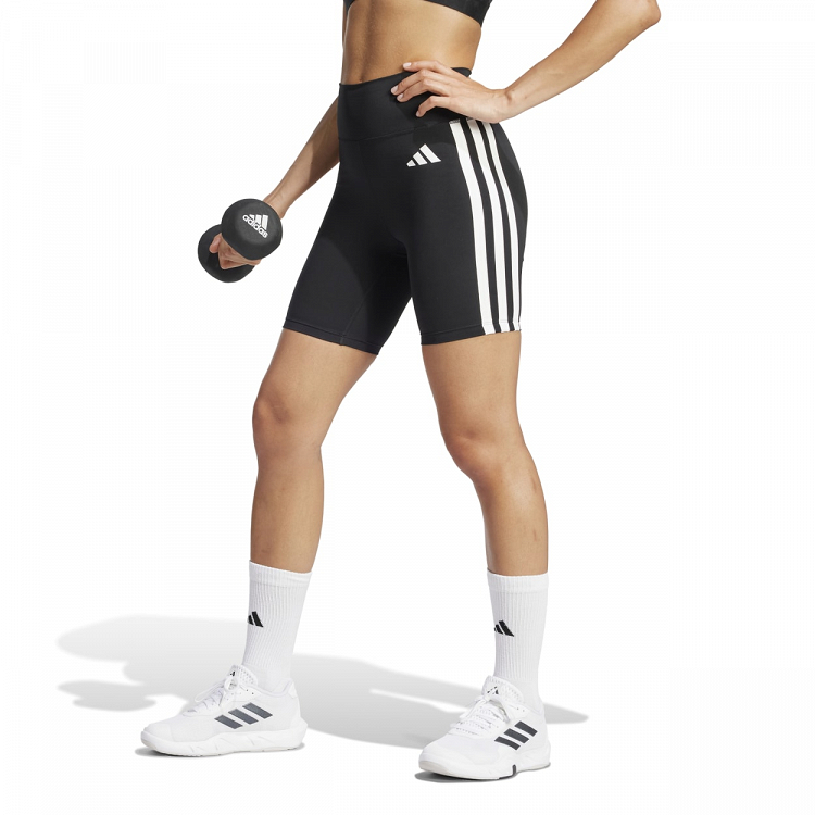 Optime Essentials Workout 3-Stripes Short Leggings