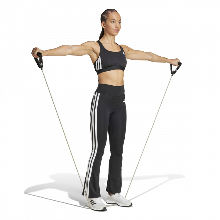 Optime Essentials Workout 3-Stripes Flared Leggings