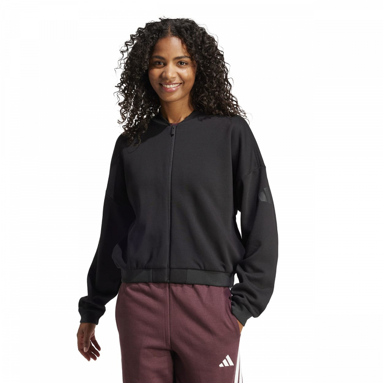 ESSENTIALS CONTEMPORARY LOGO BOMBER JACKET