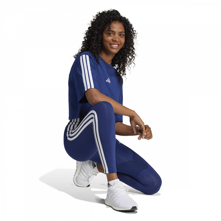 ESSENTIALS 3-STRIPES COTTON LEGGINGS