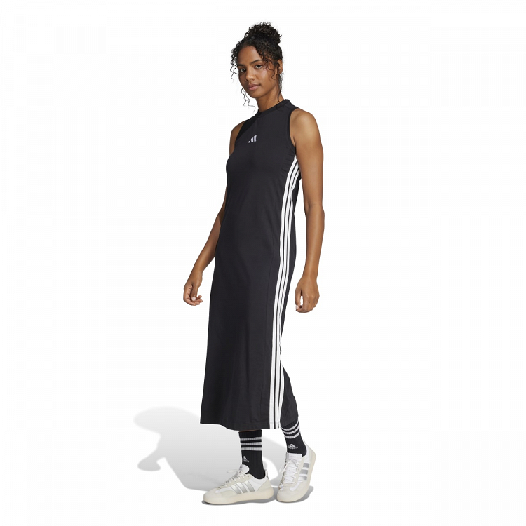 ESSENTIALS 3-STRIPES LONG RACERBACK DRESS