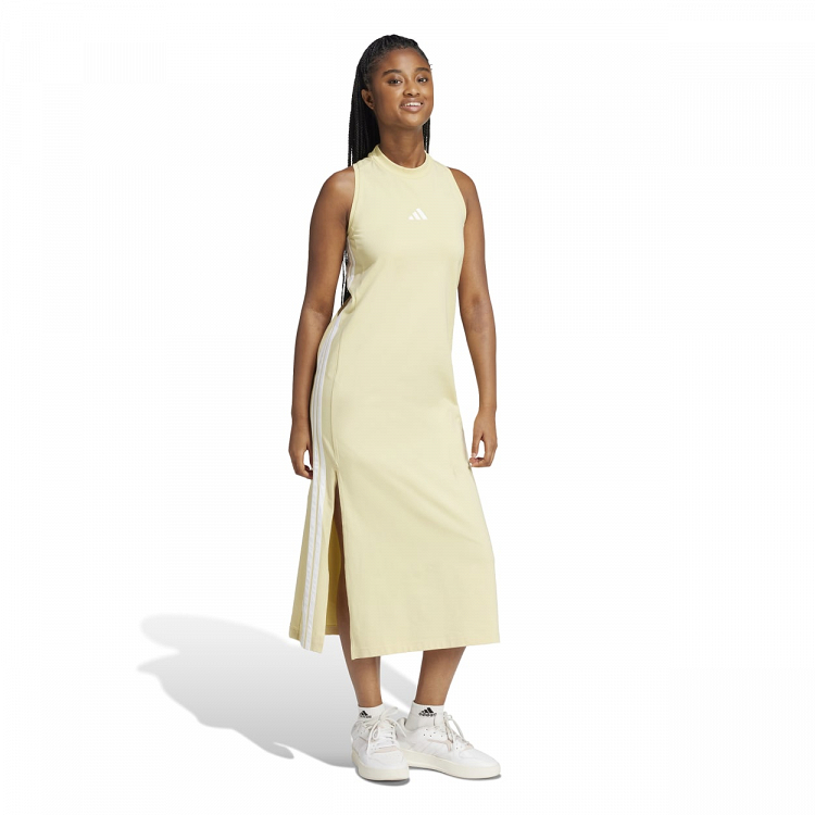 ESSENTIALS 3-STRIPES LONG RACERBACK DRESS