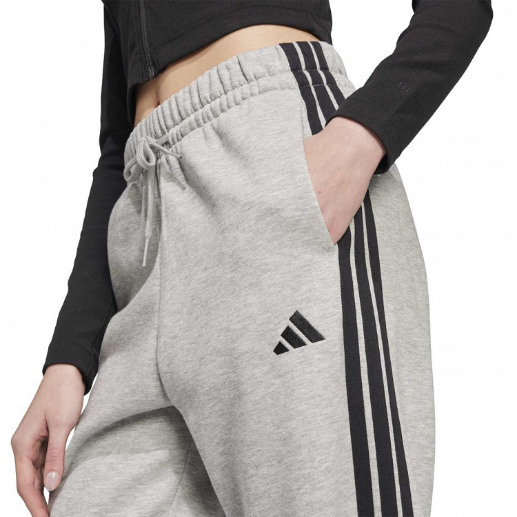 ESSENTIALS 3-STRIPES FLEECE LOOSE PANTS