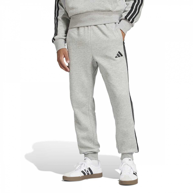 ESSENTIALS THREE STRIPES FLEECE PANTS