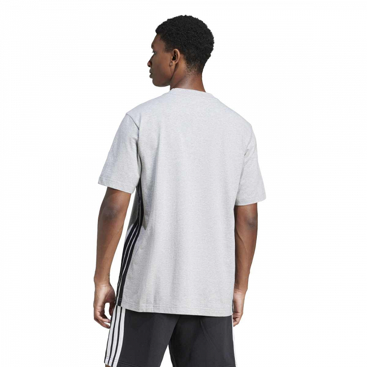 ESSENTIALS THREE STRIPES SINGLE JERSEY TEE
