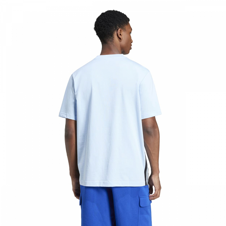 ESSENTIALS THREE STRIPES SINGLE JERSEY TEE