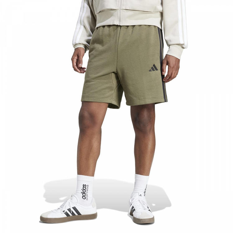ESSENTIALS THREE STRIPES FRENCH TERRY SHORTS