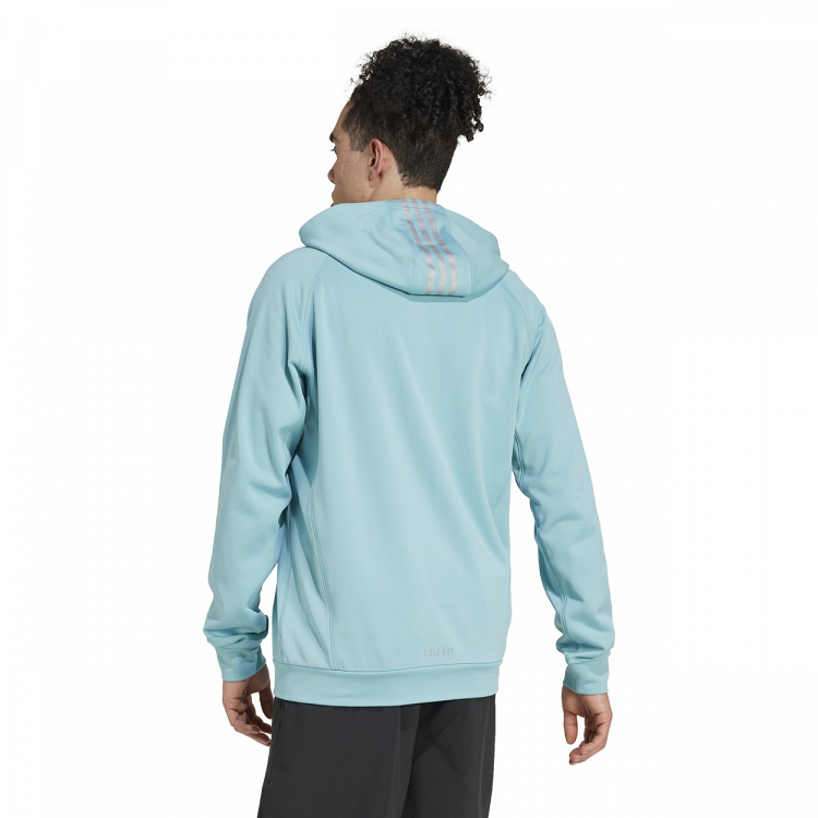 adidas GAME & GO TRAINING  BIG LOGO 3-STRIPES FULL ZIP HOODIE