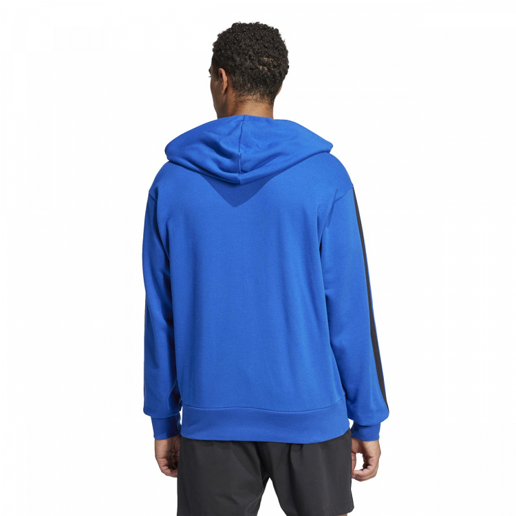 ESSENTIALS THREE STRIPES FRENCH TERRY FULLZIP HOODIE