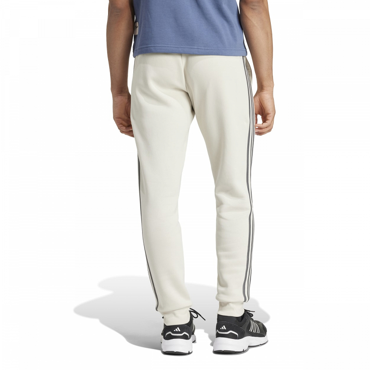 ESSENTIALS FLEECE TAPERED CUFF 3-STRIPES PANTS