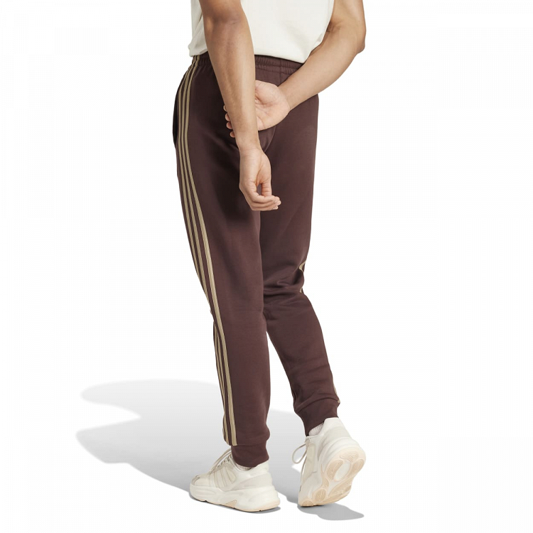 ESSENTIALS FLEECE TAPERED CUFF 3-STRIPES PANTS