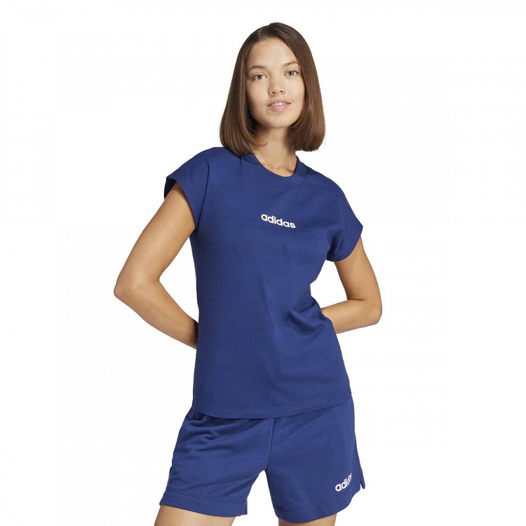 ESSENTIALS LINEAR COTTON T-SHIRT