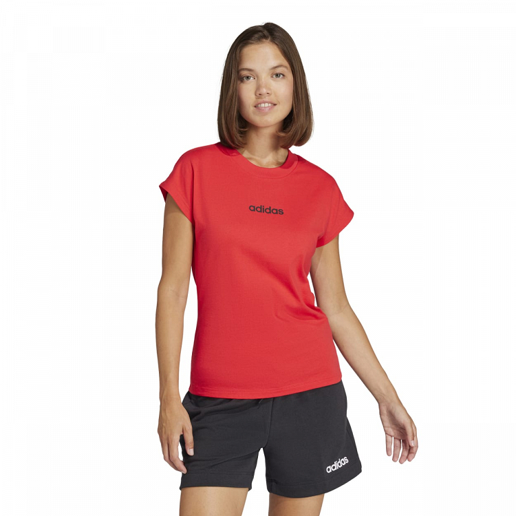 ESSENTIALS LINEAR COTTON T-SHIRT