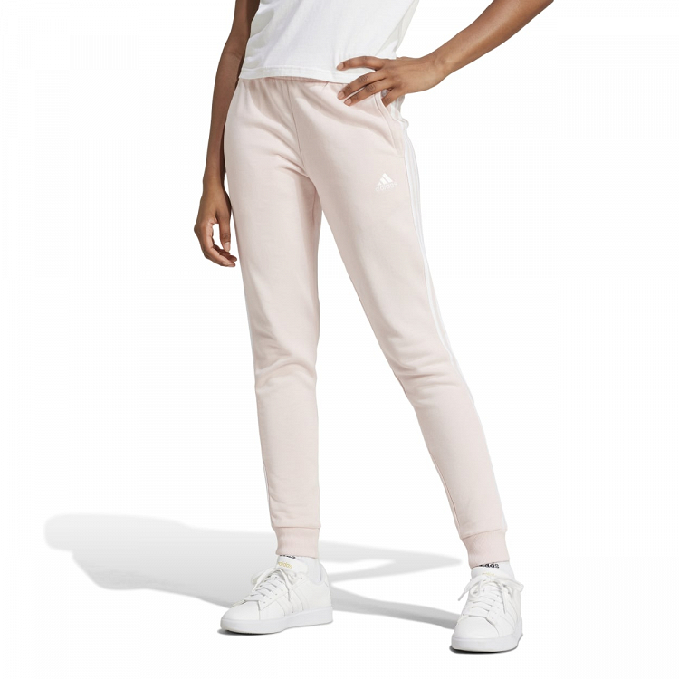 ESSENTIALS 3-STRIPES FRENCH TERRY CUFFED PANT