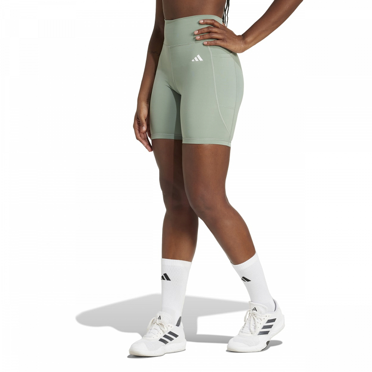 adidas Optime Essentials Stash Pocket 7inch Short Leggings