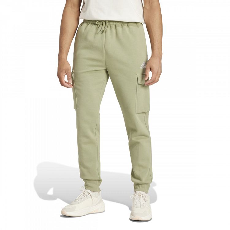 ESSENTIALS FLEECE REGULAR TAPERED CARGO PANTS