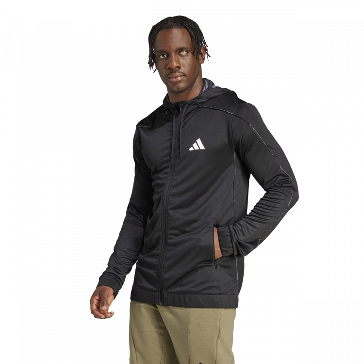 Train Essentials Camo Full Zip Hoodie