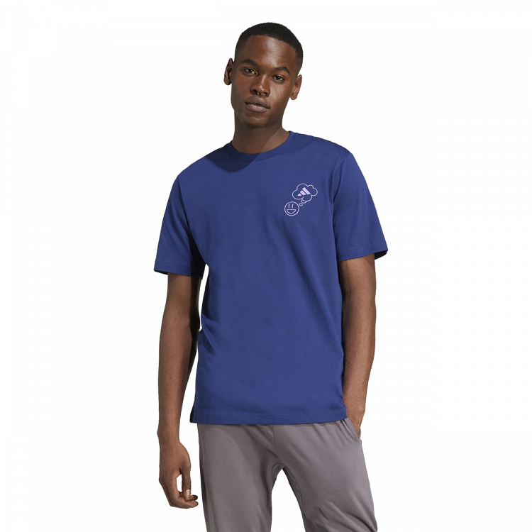 LOUNGE VERBIAGE CIRCLE GRAPHIC T-SHIRT