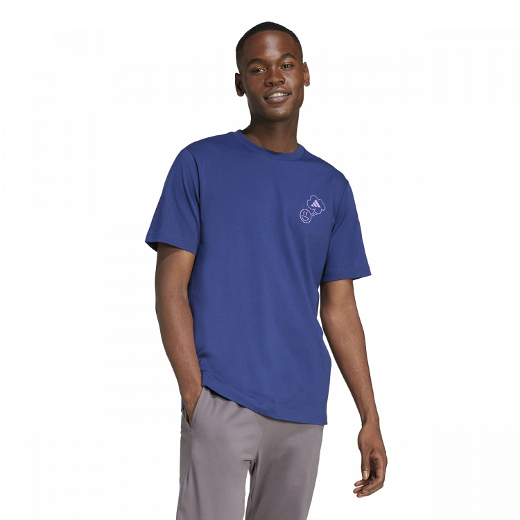 LOUNGE VERBIAGE CIRCLE GRAPHIC T-SHIRT