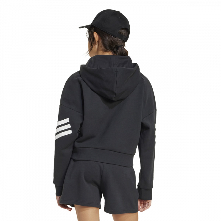 FUTURE ICONS 3 STRIPES FULL ZIP HOODED TRACK TOP