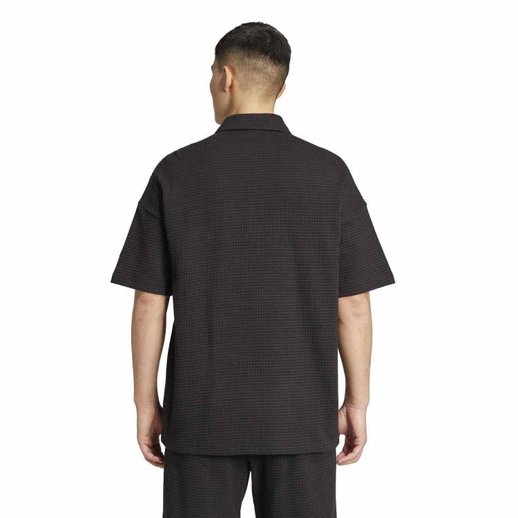 ALL SZN Waffle Knit Half-Zip Polo