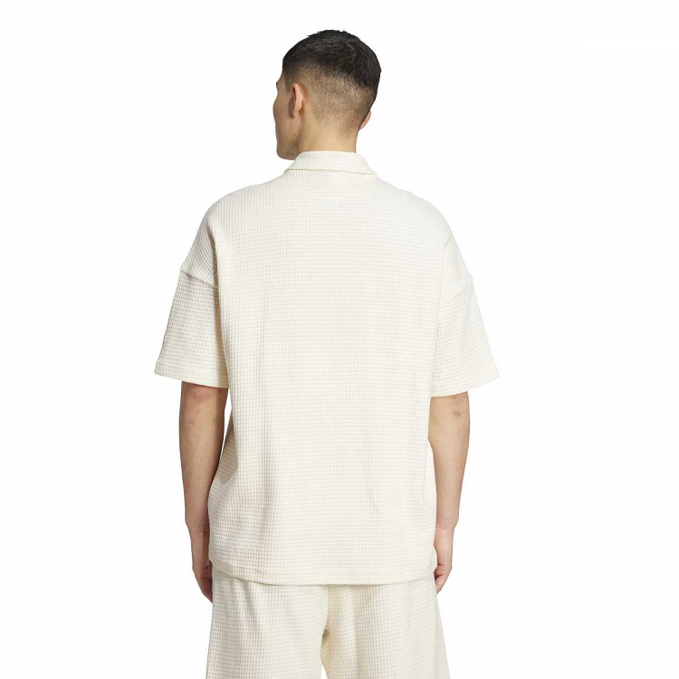 ALL SZN Waffle Knit Half-Zip Polo