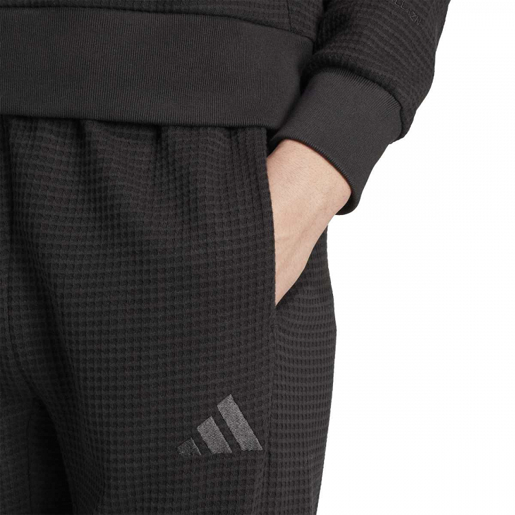 ALL SZN Waffle Knit Open Hem Pants