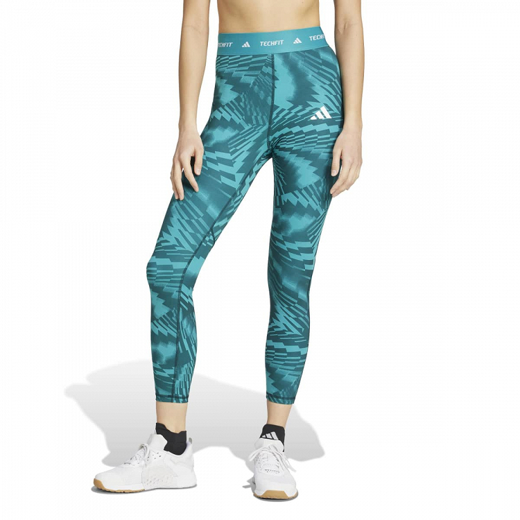 adidas TECHFIT printed 7/8 Leggings