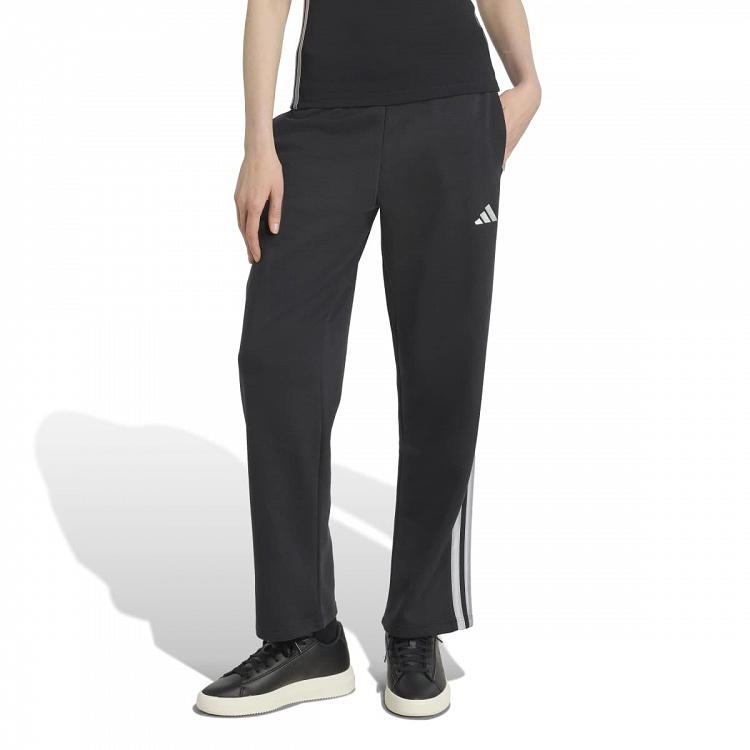 HOLIDAY 3-STRIPES FLEECE OPEN HEM PANTS