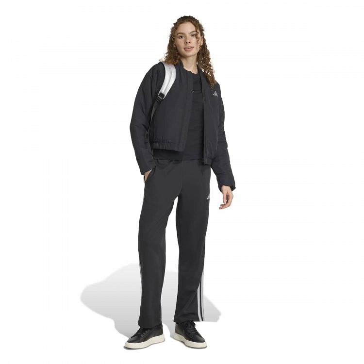 HOLIDAY 3-STRIPES FLEECE OPEN HEM PANTS