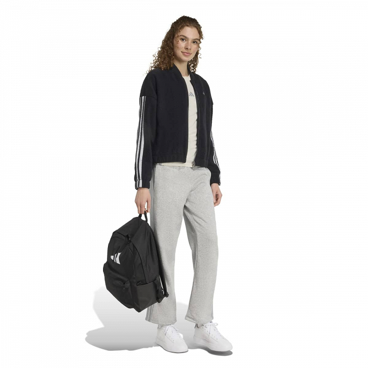 HOLIDAY 3-STRIPES FLEECE OPEN HEM PANTS