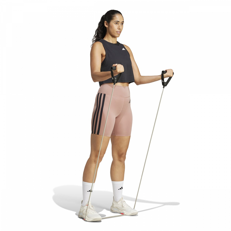 Optime Essentials 3Stripes Short Leggings