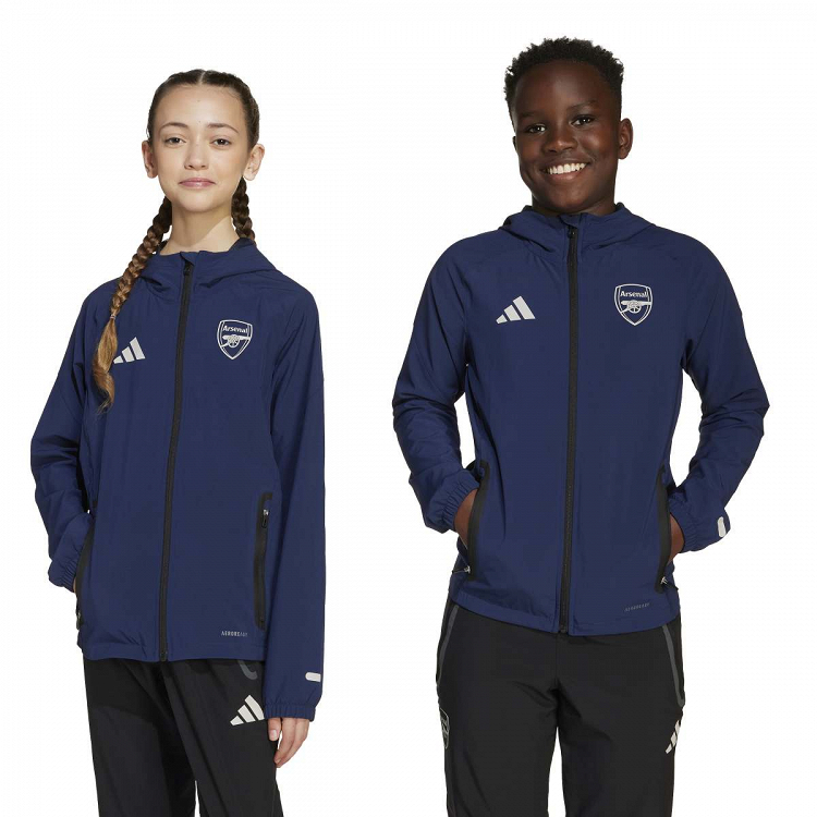 Arsenal Fc Tiro25 Competition Vis Tech Travel Jacket Kids