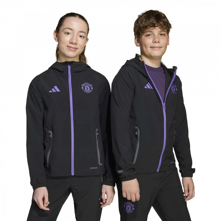 Manchester United Tiro25 Competition Vis Tech Travel Jacket Kids