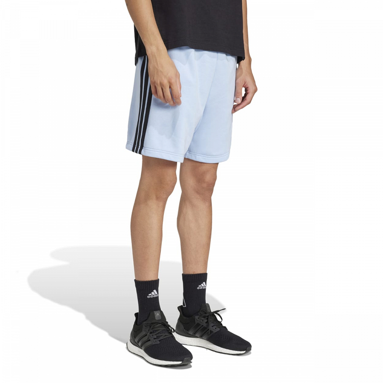 ESSENTIALS THREE STRIPES FRENCH TERRY SHORTS