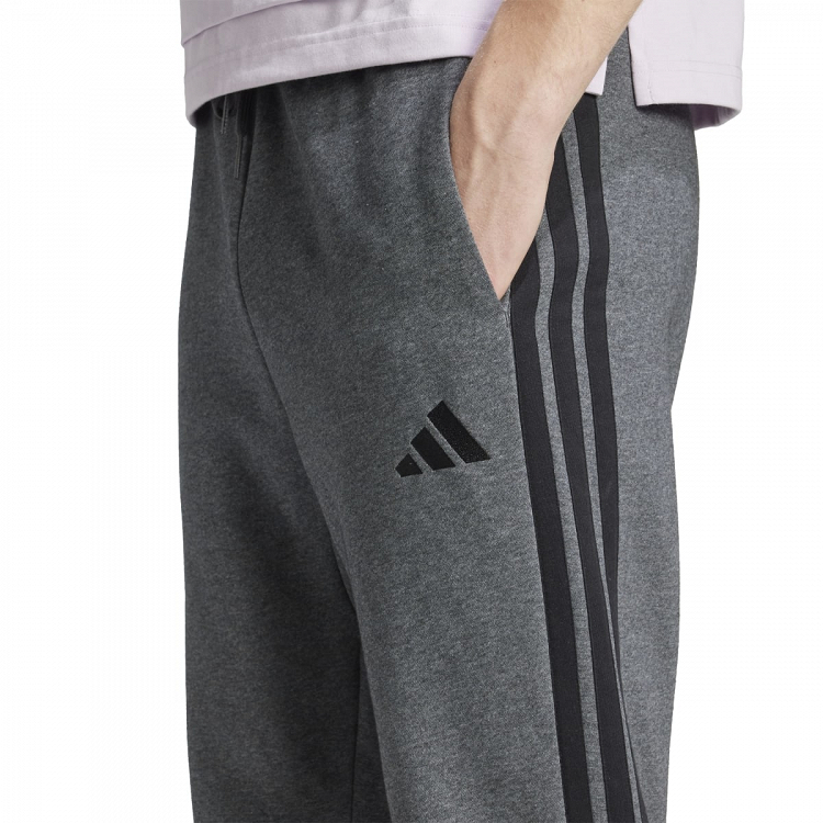 ESSENTIALS THREE STRIPES FLEECE PANTS