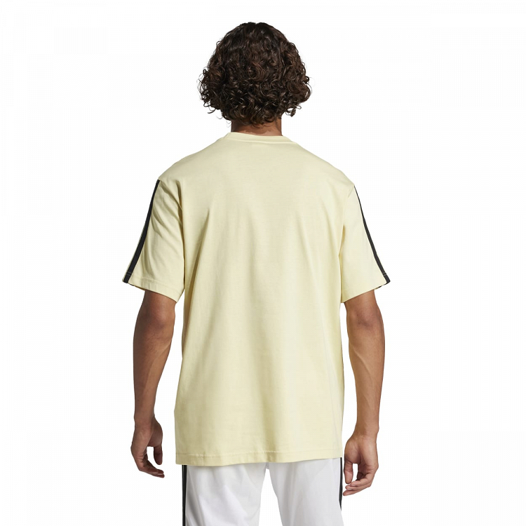 ESSENTIALS THREE STRIPES SINGLE JERSEY TEE