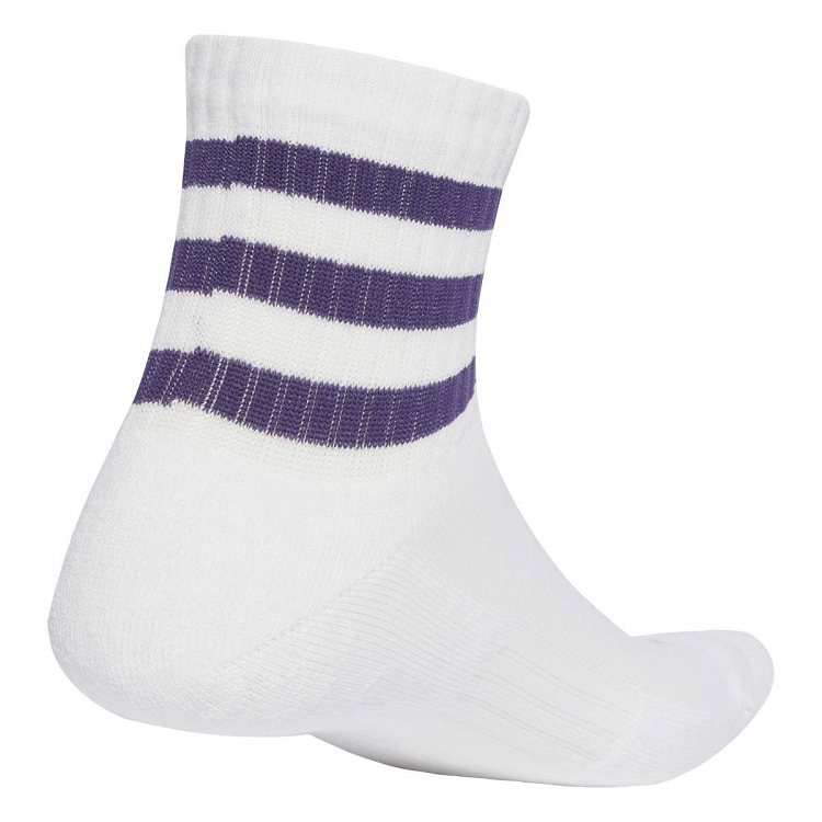 3 STRIPES CUSHIONED SPORTSWEAR MID CUT SOCKS 3 PAIR PACK