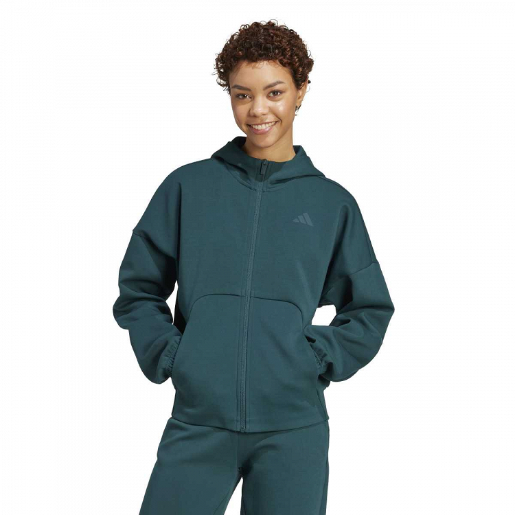 FUTURE ICONS SMALL LOGO FULL ZIP HOODIE
