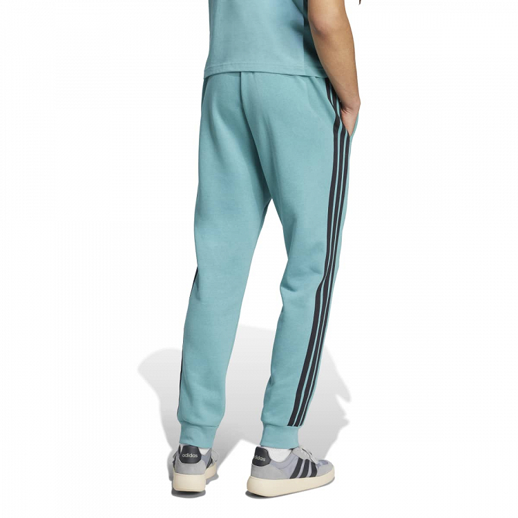 ESSENTIALS THREE STRIPES FLEECE PANTS