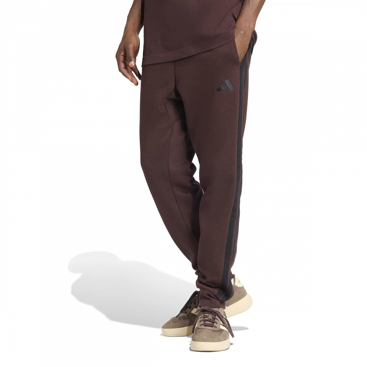 ESSENTIALS THREE STRIPES FLEECE PANTS