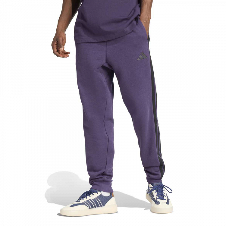 ESSENTIALS THREE STRIPES FLEECE PANTS